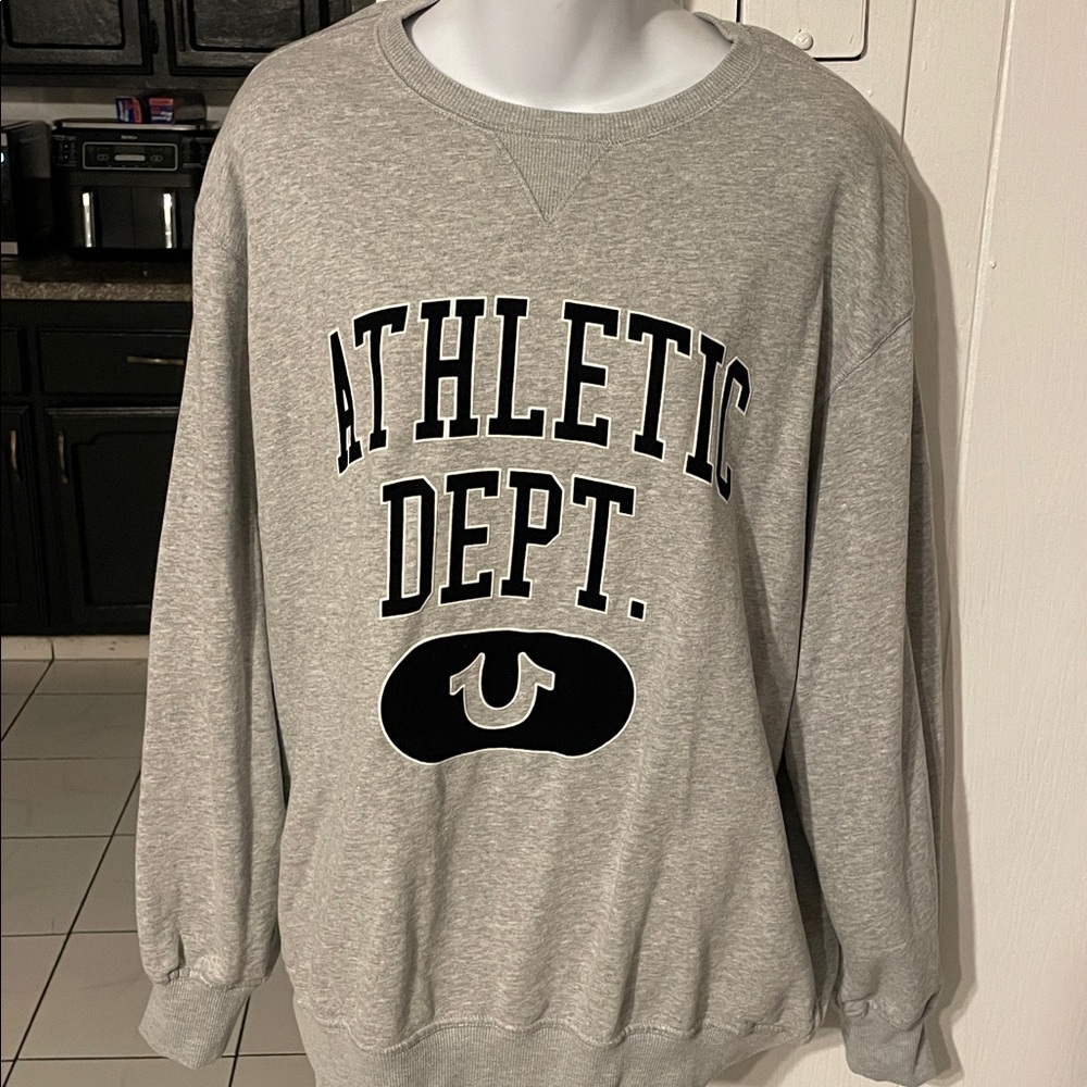 True Religion Gray Sweatshirt